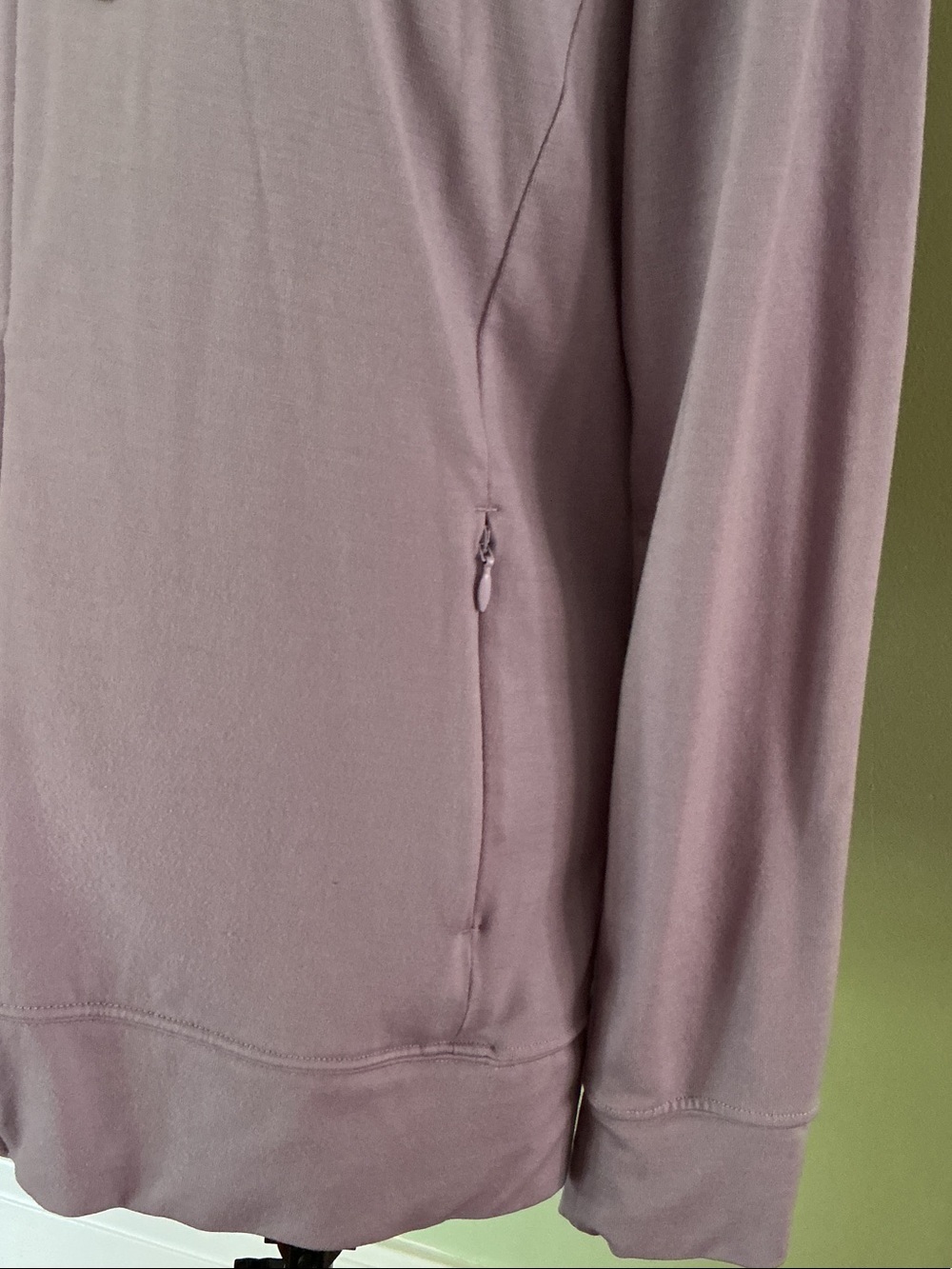 WoolX Ryann Lavender Full-Zip Hoodie Jacket - Women Size M - Picture 5 of 7